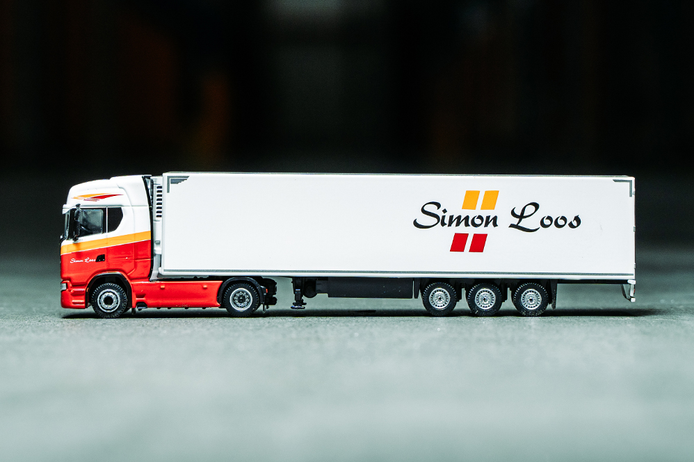 Mini Scania Next Gen S-serie 1:87 met koeloplegger