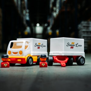 Speelgoedwagen met afneembare trailer