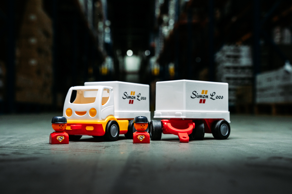 Speelgoedwagen met afneembare trailer